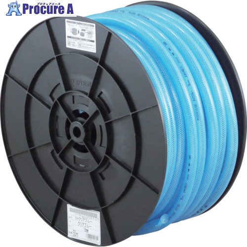 サンヨー クリアブルーホース 15mm 50mドラム巻 CB-15195H50B 1本 ■▼699-8531 【送料都度見積】