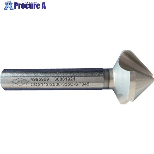 MAPAL MEGA-Countersink(COS112) 不釣り合い取りわける 3枚刃 滑っこい付き添い人シャンク COS112-2300-335C-SP345 1本 ▼369-3934