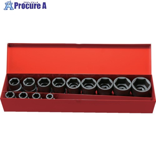 TRUSCO インパクト用ソケット13個組セット 差込角12.7mm T4-13SET 1S ▼768-3618 ｜プロキュアエース