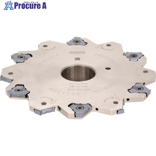 タンガロイ TACサイドカッタ TSV02R125A37.0-08W4.0C 1本 ■▼648-9655 【貨物輸送都度積もり書き】 ●MA515