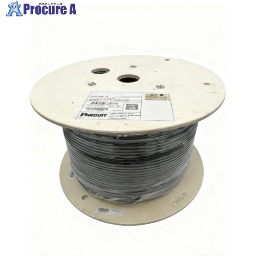 PANDUIT 種目6AUTP有線テレビ 黒 PUC6AHD04BL-EG 6.2mm×305m PUC6AHD04BL-EG 1巻 ■▼707-8577 【貨物輸送都度積もり書き】