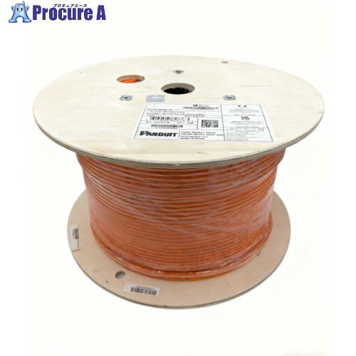 PANDUIT 種目6AUTP有線テレビ オレンジ色 PUC6AHD04OR-EG 6.2mm×305m PUC6AHD04OR-EG 1巻 ■▼707-8580 【貨物輸送都度積もり書き】