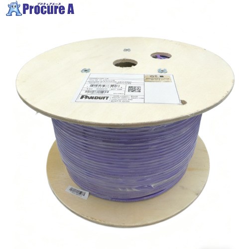 PANDUIT 種目6AUTP有線テレビ 紫 PUC6AHD04VL-EG 6.2mm×305m PUC6AHD04VL-EG 1巻 ■▼707-8585 【貨物輸送都度積もり書き】