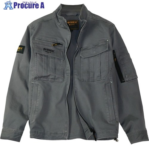 クロダルマ ワークジャケット スチールグレー M AV405-402-M 1着 ■▼709-3550 【送料都度見積】