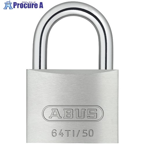ABUS 軽量シリンダー南京錠 ABUS タイタリウム BP64TI/50mm バラ番 BP 64TI/50KD 5個 ■▼711-3873 【送料都度見積】