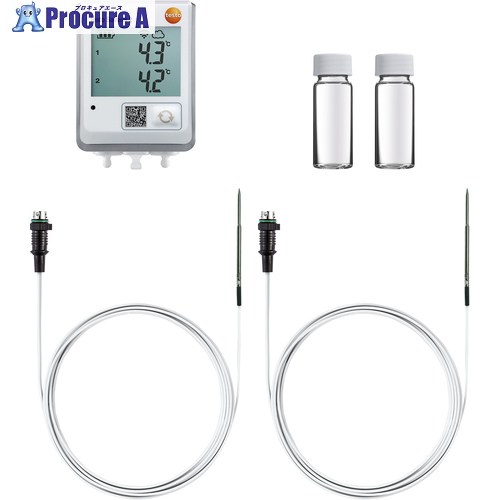 TESTO 測定器用アクセサリ testo Saveris2-T2 冷蔵庫セット 0572 2103 1台 ■▼657-2127 【送料都度見積】