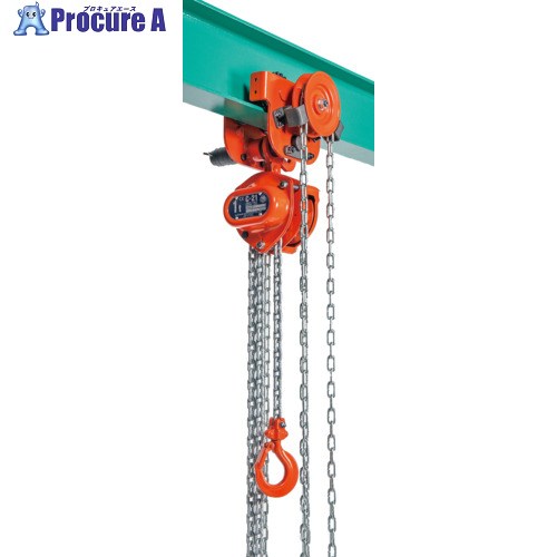 象印 小型ギヤードトロリ式手動チェーンブロック 0.5t 揚程2.5m CGN-00525 1台 ■▼595-2736 【送料都度見積】