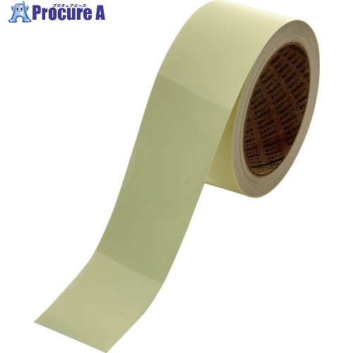 TRUSCO 高明快さ蓄光磁気テープ【JIS JC標準尺度品】0.35mmx50mmx5m LTJC-5005 1巻 ▼691-9198