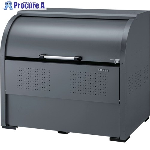 DAIKEN ゴミ収集庫 スチールタイプ 幅1300mm 奥行900mm ダークグレー CKR1309G2 1台 ■▼717-2767 【送料都度見積】