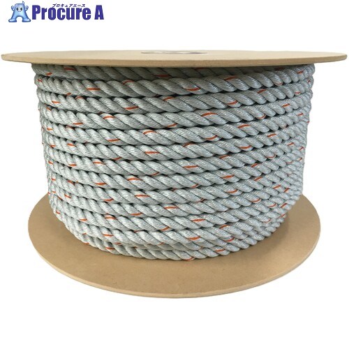 ユタカメイク ダイヤロープ ドラム巻 16mm×100m PRDP-16 1巻 ▼102-8738