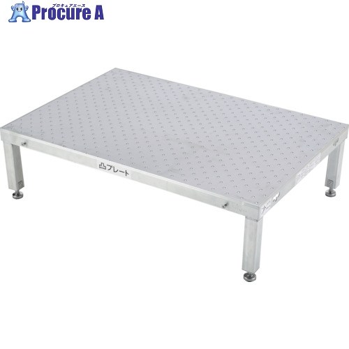 アルインコ 低床作業台(連結式・凸プレート) LFP LFP-0906T 1台 ◇▼362-6005 ※個人宅様送り不可