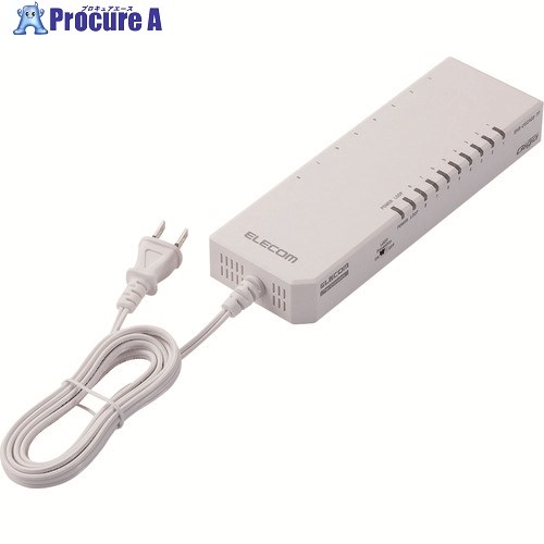 ELECOM 法人向け1000BASE-T対応TAP型スイッチ 8ポート EHB-UG2A08-TP 1個 ▼133-8476
