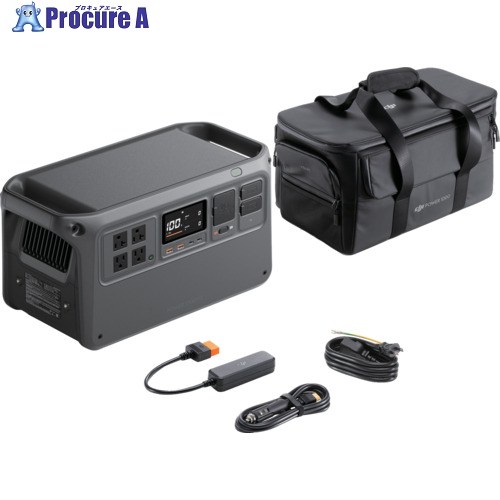 DJI ポータブル電源 DJI Power 1000 V2 ソーラー/車内充電On the Goコンボ 7224122796 1台 ▼711-3402