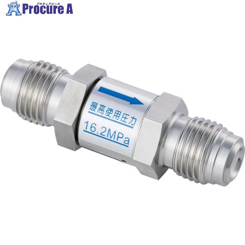 Fujikin SUS鋼製ラインチャッキバルブ_16.2MPa_FUCL-715 FUCL-715-6.35-0.023-SI-UP 1個 ■▼654-4532 【送料都度見積】