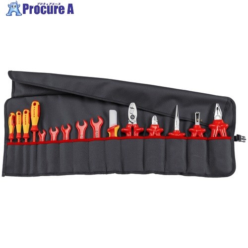 KNIPEX 絶縁工具セット 15点セット 989913 1S ▼447-0150