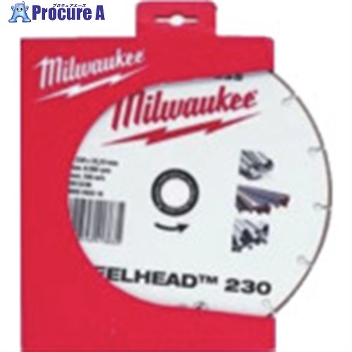 milwaukee 230mmダイヤモンドブレード(スチールヘッド) 4932492016 1枚 ▼534-9159