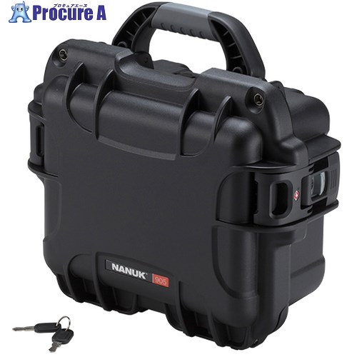 タカチ 防水鍵付キャリングケース 内装スポンジフォーム付タイプ NKK905BS 1台 ■▼260-1510