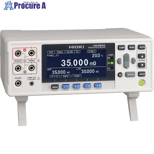HIOKI 抵抗計(EXT I/O・RS-232C・USB付) 3点書類付 RM3544-01SYORUI3TENTUKI 1台 ■▼689-0501 【送料都度見積】