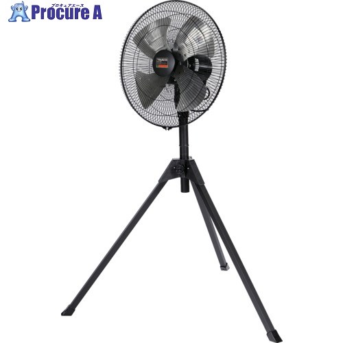 TRUSCO 全閉式アルミハネ工場扇 TFZRA45A 業務 扇風機 d3279 TRUSCO 全閉式工場扇 据置きタイプ アルミ羽根 (ブラック)TFBA