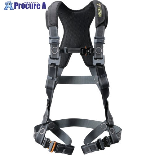 タイタン フルハーネス EASY Harness CROSS 黒 CRH-10C-L BK 1本 ▼701-6943