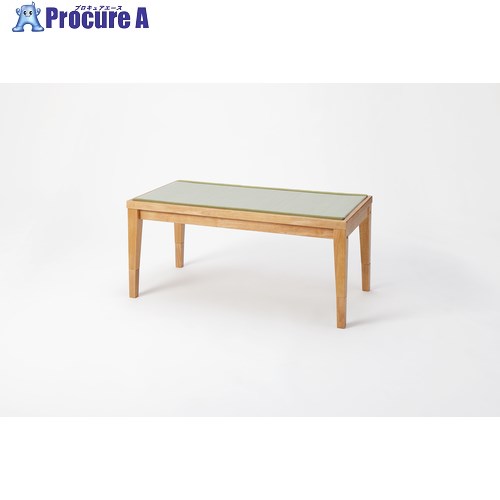 大島屋 畳天然木ベンチ ナチュラル 樹脂製座面 W100&times;D50&times;H45cm 339722 1台 ■▼697-9543 ｜プロキュアエース