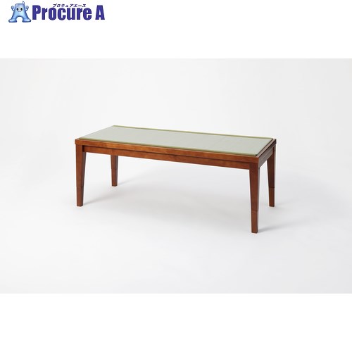 大島屋 畳天然木ベンチ ブラウン 樹脂製座面 W120&times;D50&times;H45cm 339753 1台 ■▼697-9547 ｜プロキュアエース
