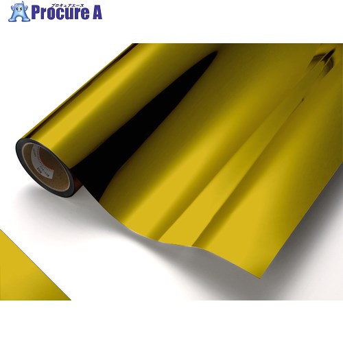 中川ケミカル カッティングシート 金ミラー 450mm×20m M寸 CS814M 1巻 ■▼696-3971 【送料都度見積】