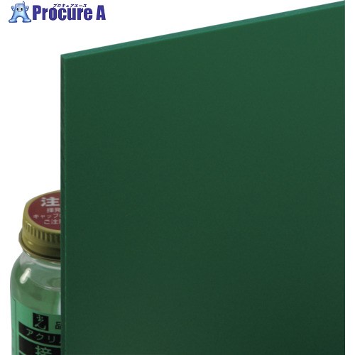 光 エンビ板 緑 3×1820×910mm EB1893-4 1枚 ■▼217-8210 【送料都度見積】※個人宅様送り不可
