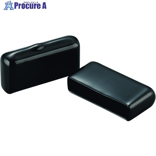 IWATA 保護キャップ フラットバー用 (100個入) 黒 HLDPF12X50-B 1袋 ■▼565-7438 【送料都度見積】