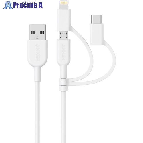 Anker PowerLine II 3-インチ-1 有線テレビ 0.9m A8436022 150本 ■▼635-6517 【貨物輸送都度積もり書き】