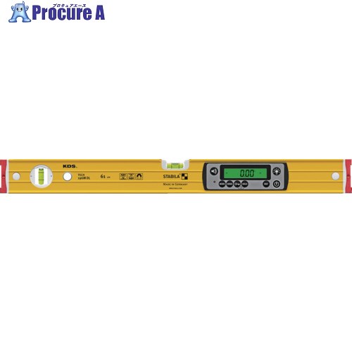 KDS デジタル気泡管水準器器 IP67 磁石付610粍 TECH196MDL61 1台 ▼699-3662
