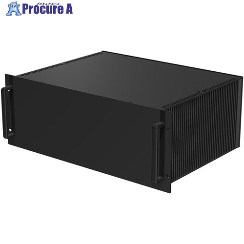 タカチ 取手付ヒートシンク式ラックケース HYRH177-43-33BB 1台 ■▼252-4855 |プロキュアエース