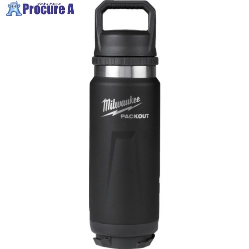 milwaukee PACKOUT 真空ボトル ブラック(M・710mL) 48-22-8396B 1個 ▼697-0983