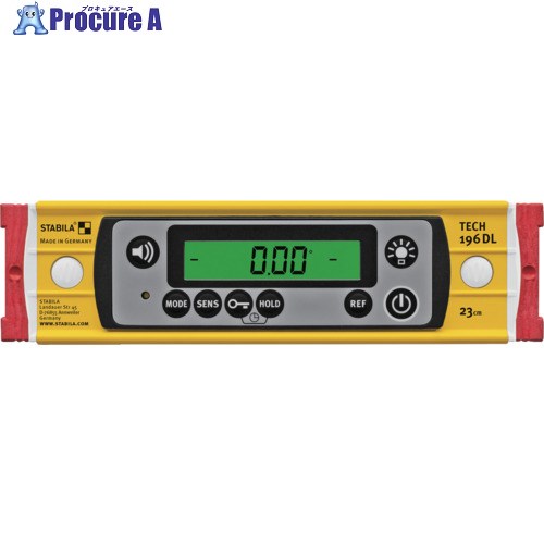 KDS デジタル気泡管水準器器 IP67 230粍 TECH196DL23 1個 ▼699-3661