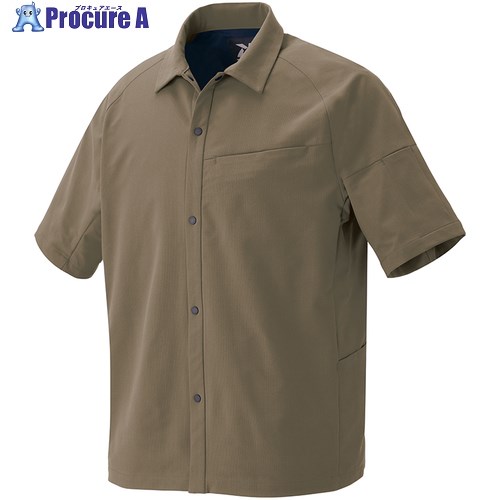 アイトス 半袖シャツ(男女兼用) TULTEX WORK AZ4237 モカ 6L AZ4237-032-6L 1着 ■▼697-7131 【送料都度見積】