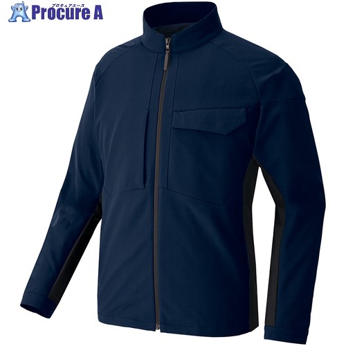 アイトス 長袖ブルゾン(男女兼用) TULTEX WORK AZ4230 ネイビー 3L AZ4230-008-3L 1着 ■▼697-8743 【送料都度見積】