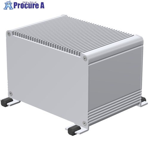 タカチ フランジ足付ヒートシンクアルミケース EXHF14-9-10SS 1台 ■▼531-8127