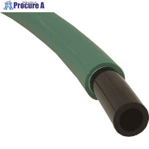 チヨダ エルフレックス スパッタ防止用二重管チューブ 12mm/100m 緑 LE-12 G 100M 1本 ▼167-4690