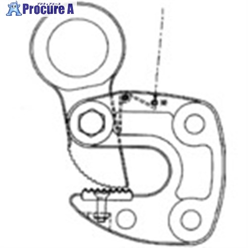 スーパー 形鋼クランプ(HLC-S)用カム HLCT2S 1個 ▼855-0723 ●YA513