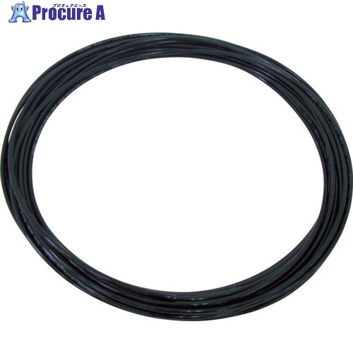チヨダ ポリウレタンチューブ TPタッチチューブ 外径12×内径8mm/全長20m 黒 TP-12-20 BK 1巻 ▼158-9466