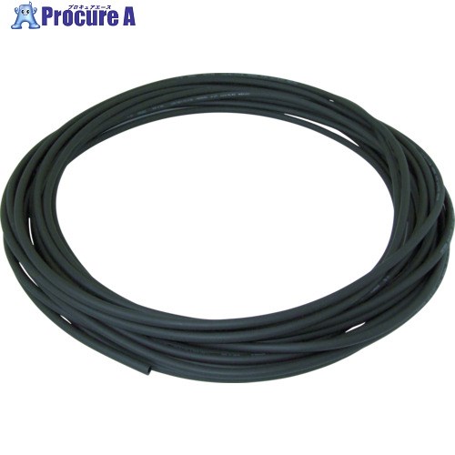 チヨダ ポリウレタンチューブ エルフレックス二重管チューブ 中径8mm/全長20m 黒 LE-8-20 BK 1巻 ▼158-9601