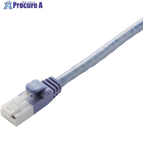 ELECOM Cat6対応ツメ折れ防止LANケーブル 50m ブルー LD-GPT/BU50/RS 1本 ■▼424-6652 ｜プロキュアエース