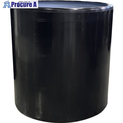 SUIKO MH型 開放的円柱型入れもの3000L 強化枠なし MH-3000  (3000L) 1台 ■▼112-0122【代引決済不可】※車上乗り合い船※人間宅様送ること不可
