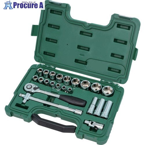 SATA 6角ソケットレンチセット 差込角12.7mm (23点) 09005 1S ▼695-8228 |プロキュアエース