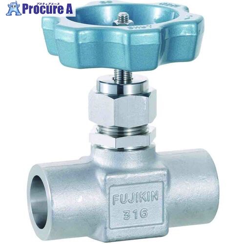 Fujikin SUS鋼製ニードルストップバルブUS527PFR US-527PF-R 1個 ■▼609-3524 【送料都度見積】