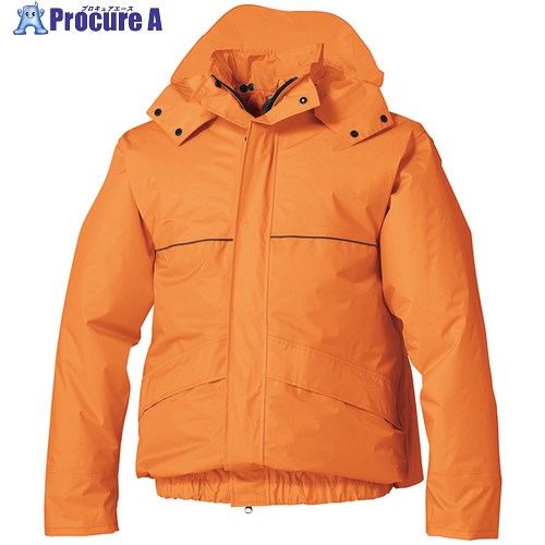 アイトス 空調服 レインスーツ(男女兼用)AZ9097 オレンジ 4L AZ9097-063-4L 1着 ■▼691-2404 【送料都度見積】|プロキュアエース