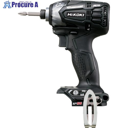 HiKOKI 14.4Vコードレスインパクトドライバ 本体のみ ブラック WH14DDL2-NN-B 1台 ▼175-7147