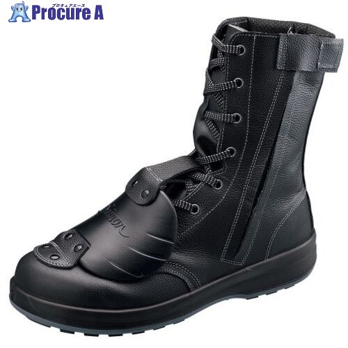 シモン 安全靴 長編上 チャック付 甲プロ付 SF33C付D-1 24.0cm SF33CD-1-240 1足 ■▼659-5614 ※個人宅様送り不可｜プロキュアエース