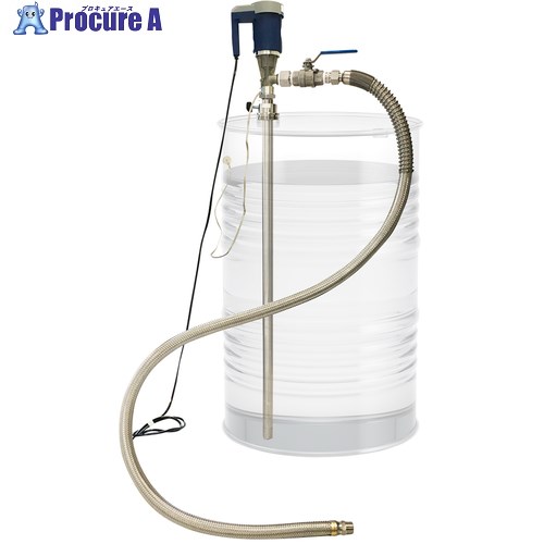 アクアシステム ケミカルドラムポンプSUS製(AC-100V)溶剤・薬品用 CHD1-20SUSV 1台 ■▼257-0233 ※車上渡し
