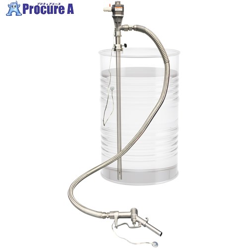 アクアシステム ケミカルドラムポンプSUS製(大気圏式)溶解剤・医薬品用 CHD1-20ASUSN 1台 ■▼269-8867